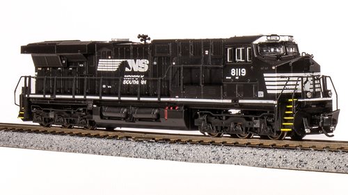 BLI 7297 ES44AC NS #8119, Black & White Paragon 4 Sound & DCC N Scale