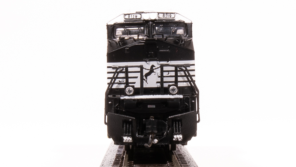 BLI 7297 ES44AC NS #8119, Black & White Paragon 4 Sound & DCC N Scale