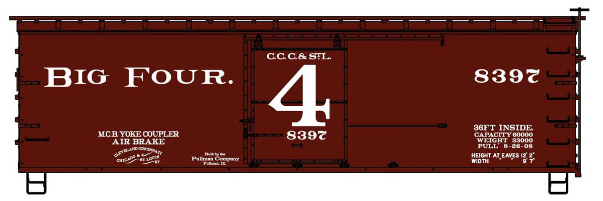 Image for 112-81891 36'Wd Box CCC&StL 8397