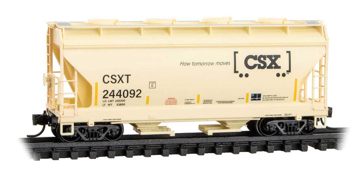 Image for 489-9200650 2-Bay Hopp CSXT #244092