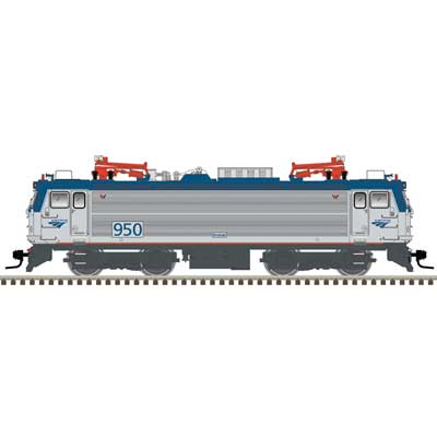 Atlas 10004651 AEM-7 Electric - LokSound and DCC - Master(R) Gold -- Amtrak #933 (Phase V, silver, blue, red, Travelmark Logo) HO Scale