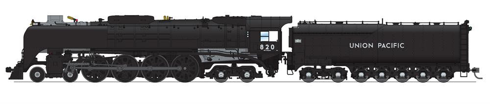 BLI 7363 4-8-4, Class FEF-2, UP Union Pacific #820, Black
