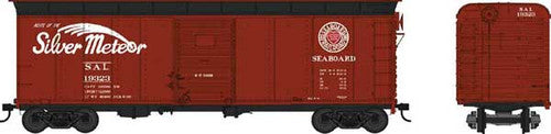 Bowser 42332 Class X-31a 40' Single-Door Flush-Roof Boxcar - Seaboard Air Line 19362 (Boxcar Red, black, Silver Meteor Slogan) HO Scale