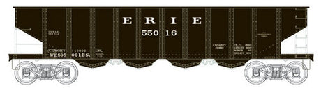 Bowser 41200 H21 4-Bay Hopper w/Clamshell Doors - Erie #55016 (black) HO Scale