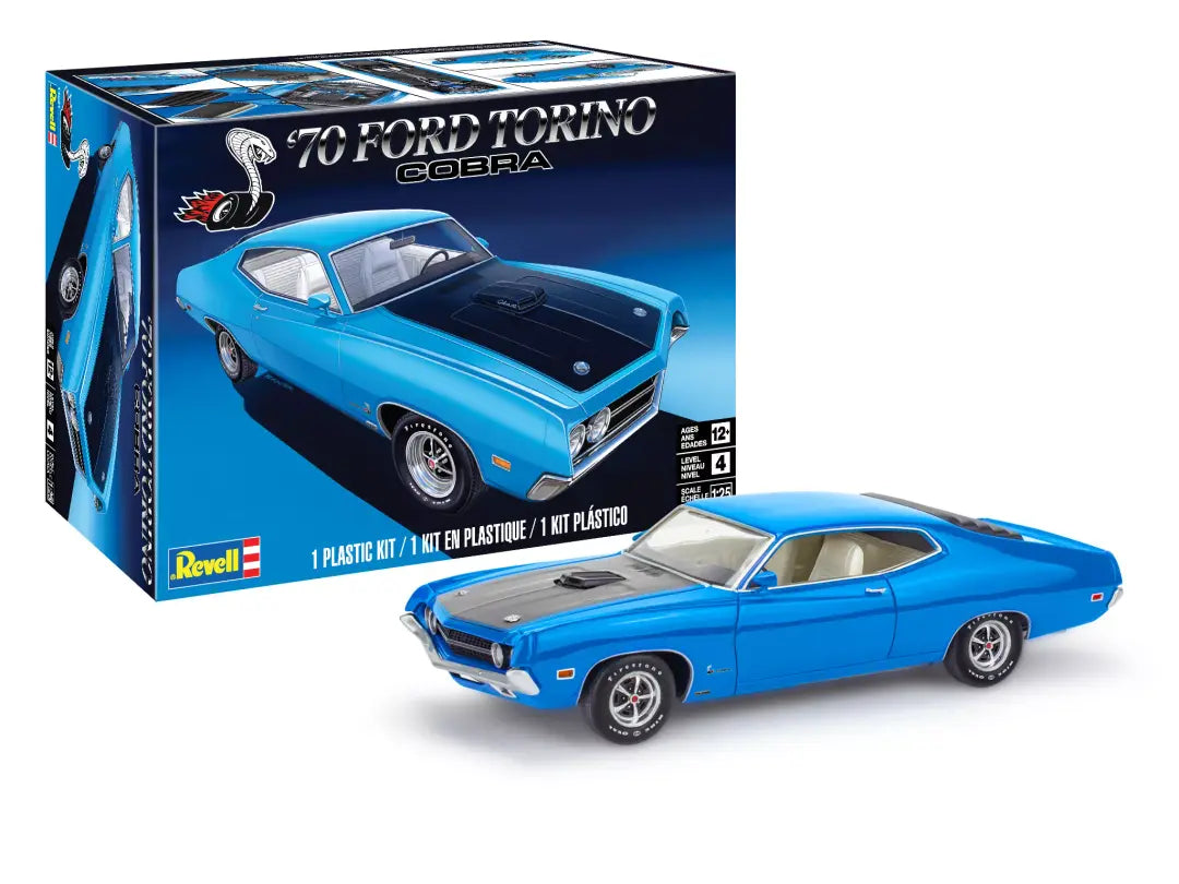 Revell 14534 1970 Ford Torino Cobra 1/25 Scale Model Kit