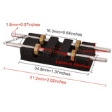 HO Scale Rolling Road Test Track with set of 8 Running Wheels 19.5 inches long HO Scale