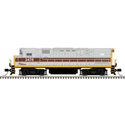 Atlas 40006115 Alco C424 - Sound and DCC - Master(R) Gold -- Conrail #2475 (Ex-EL, gray, maroon, yellow) N Scale