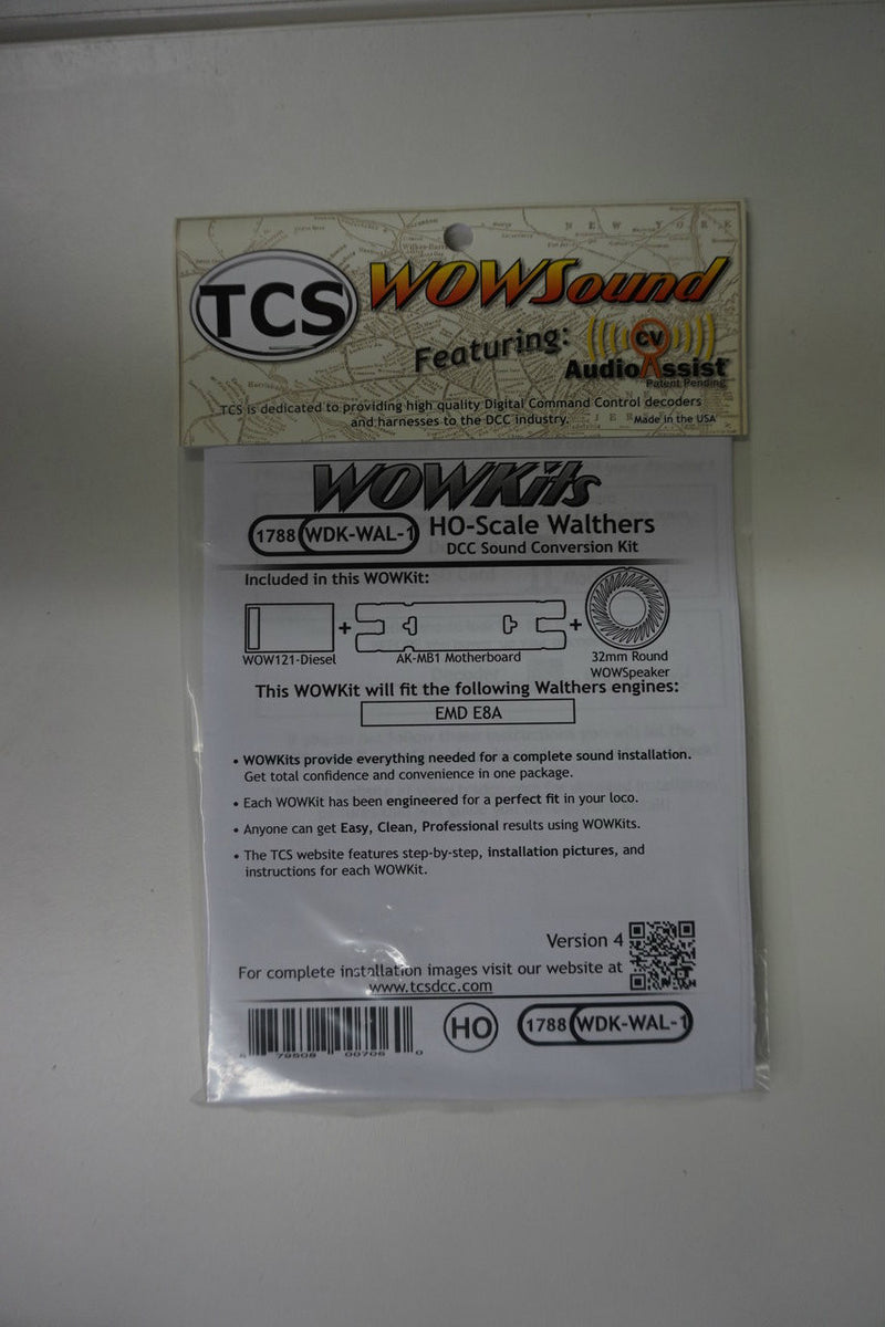 Decoder Tele System Train Control Systems 1768 HO WDK-ATH-5 WOWKit ...