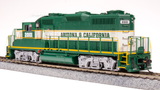 BLI 7451 GP20 ARZC Arizona & California #2004, Green/Cream/Yellow Paragon 4 w/Sound & DCC HO Scale Broadway Limited