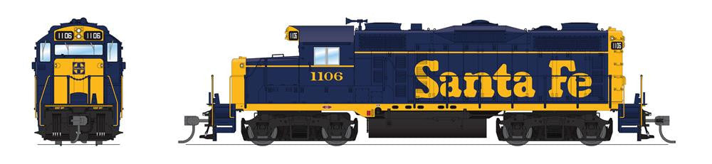 BLI 7453c GP20 ATSF Santa Fe #1123, As-Delivered "Bookend" Paragon 4 w/Sound & DCC HO Scale Broadway Limited