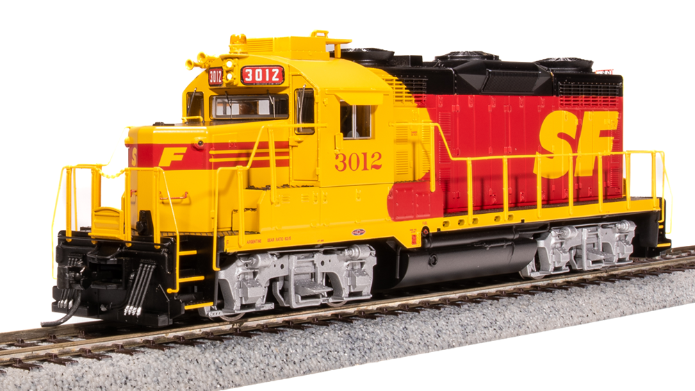 BLI 7454 GP20 ATSF #3012, Kodachrome Paragon 4 w/Sound & DCC HO Scale Broadway Limited