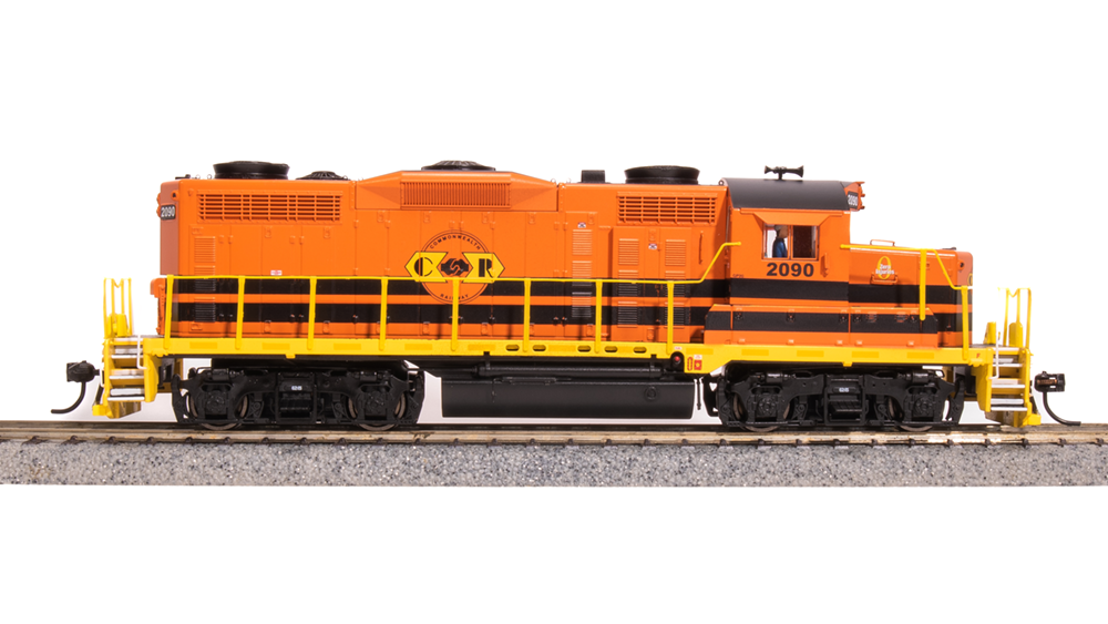 BLI 7457 GP20 CWRY #2091, Orange/Black/Yellow Paragon 4 w/Sound & DCC HO Scale Broadway Limited