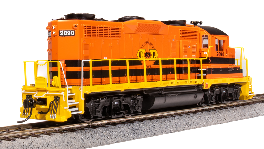 BLI 7457 GP20 CWRY #2091, Orange/Black/Yellow Paragon 4 w/Sound & DCC HO Scale Broadway Limited