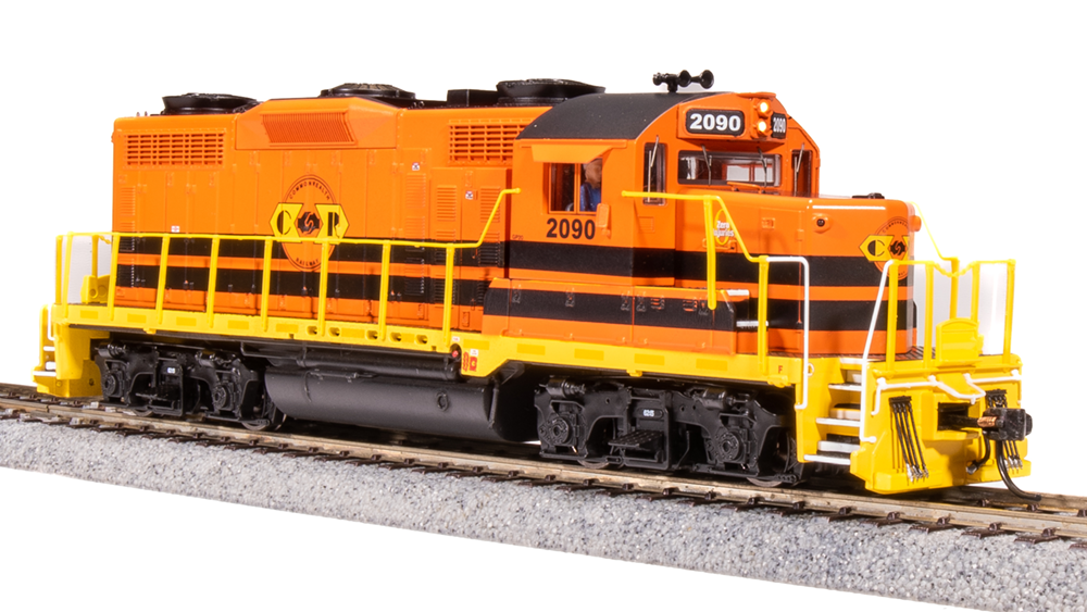 BLI 7457 GP20 CWRY #2091, Orange/Black/Yellow Paragon 4 w/Sound & DCC HO Scale Broadway Limited