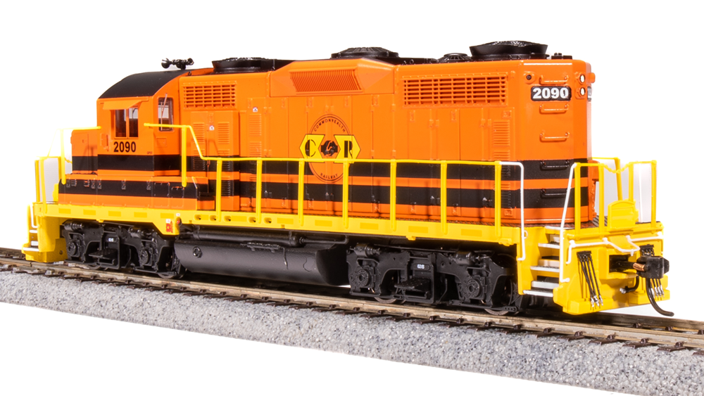 BLI 7457 GP20 CWRY #2091, Orange/Black/Yellow Paragon 4 w/Sound & DCC HO Scale Broadway Limited