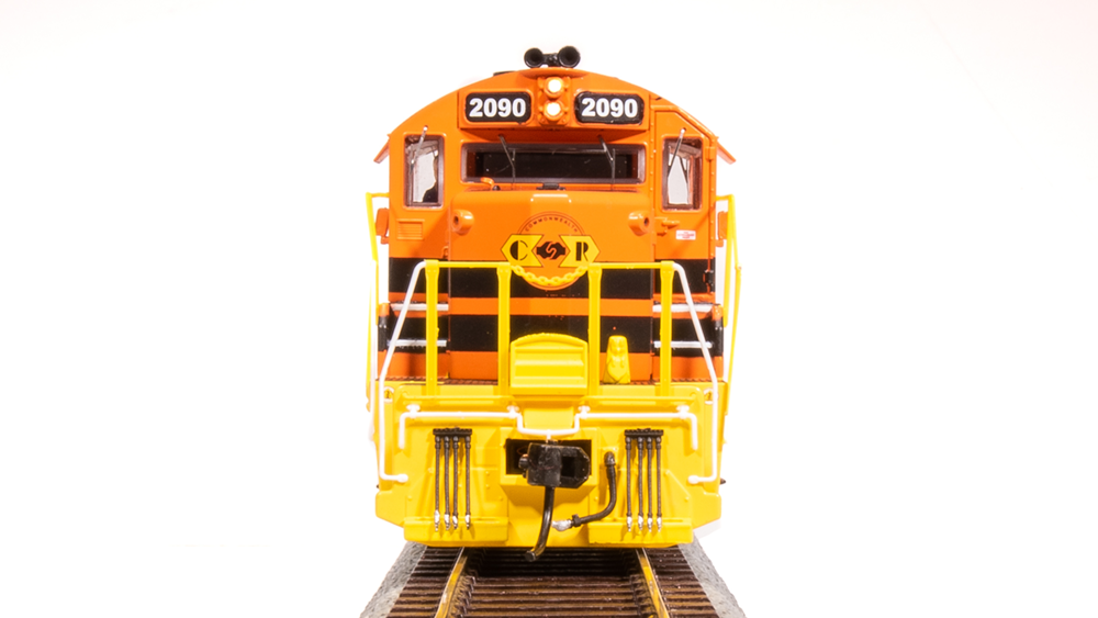 BLI 7456 GP20 CWRY 2090, Orange/Black/Yellow Paragon 4 w/Sound & DCC HO Scale Broadway Limited