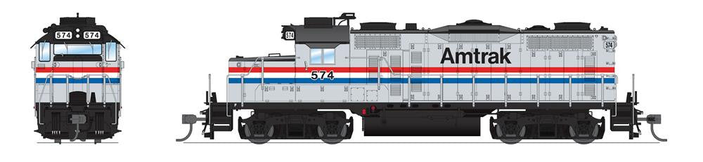 BLI 7472 GP20 AMTK #574, Phase 3 Scheme Paragon 4 w/Sound & DCC HO Scale Broadway Limited