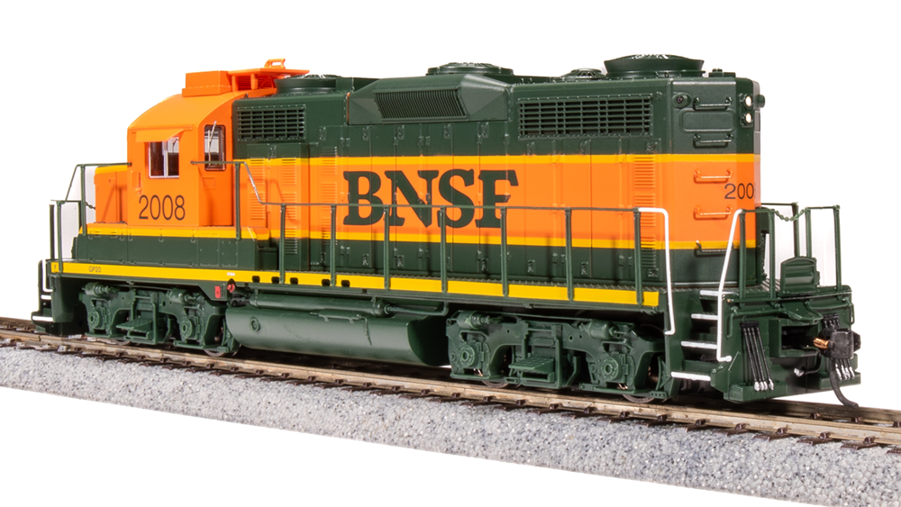 BLI 7473 GP20 BNSF #2008, Heritage I Scheme Paragon 4 w/Sound & DCC HO Scale Broadway Limited