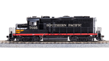 BLI 7476 GP20 SP Southern Pacific #7035, Black Widow Scheme Paragon 4 w/Sound & DCC HO Scale Broadway Limited