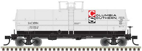 Atlas 20004669 11,000-Gallon Tank Car with Platform - Columbia Southern SACX #994 (gray, black, red) HO Scale