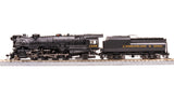 BLI 7593 K-2 Mikado 2-8-2 C&O Chesapeake & Ohio #1196, 16-VC Tender DCC & Sound HO Scale