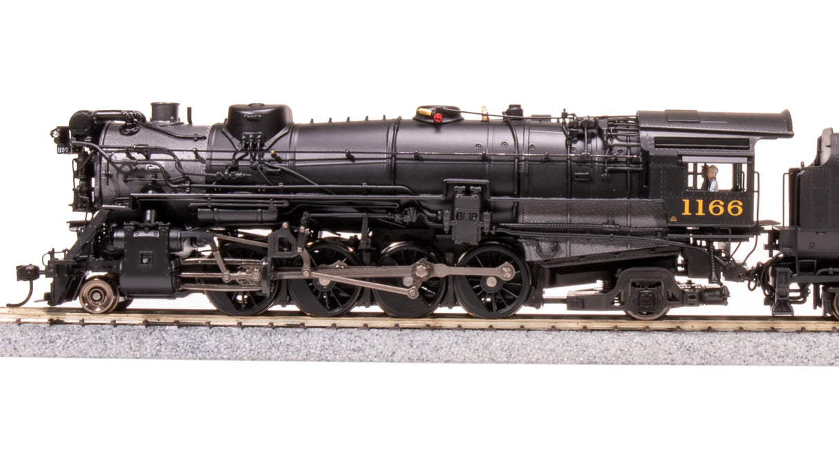 BLI 7593 K-2 Mikado 2-8-2 C&O Chesapeake & Ohio #1196, 16-VC Tender DCC & Sound HO Scale