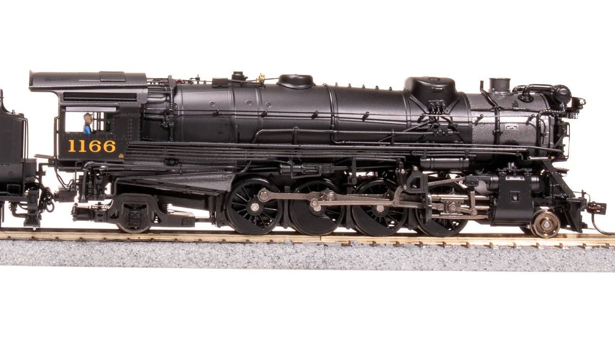 BLI 7593 K-2 Mikado 2-8-2 C&O Chesapeake & Ohio #1196, 16-VC Tender DCC & Sound HO Scale