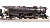 BLI 7593 K-2 Mikado 2-8-2 C&O Chesapeake & Ohio #1196, 16-VC Tender DCC & Sound HO Scale