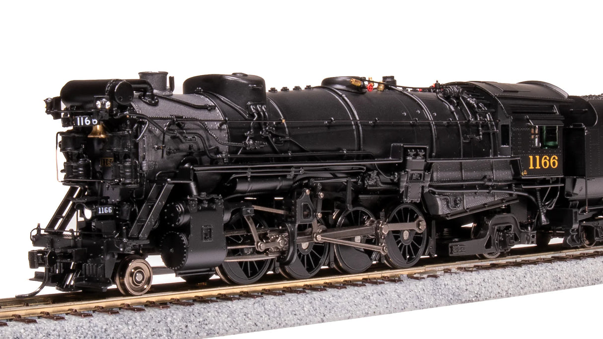 BLI 7593 K-2 Mikado 2-8-2 C&O Chesapeake & Ohio #1196, 16-VC Tender DCC & Sound HO Scale