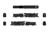 BLI 7597 K-2 Mikado 2-8-2 C&O Chesapeake & Ohio #1182, 12-VC Tender DCC & Sound HO Scale