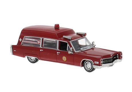 Image for 175-19775 Cadillac Ambulance red