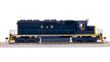 BLI 7633 EMD SD40, C&O 7462, BLUE W/ YELLOW Paragon 4 w/Sound & DCC HO Scale Broadway Limited