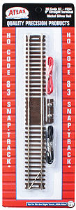 554 Atlas Code 83 Terminal Track with wire HO Scale