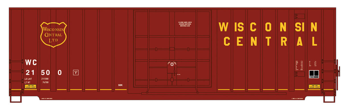 Image for 85-4130005 50' HC SD Boxcar WC