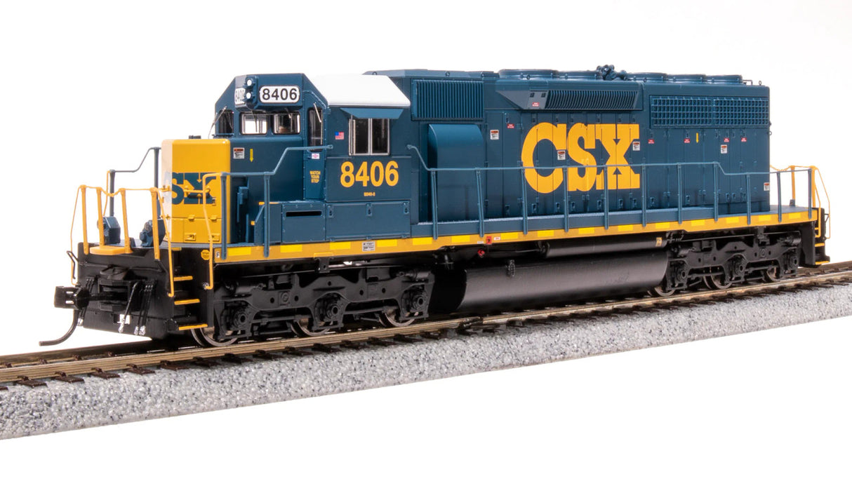 BLI 7640 EMD SD40, CSX 8406, YN3 SCHEME Paragon 4 w/Sound & DCC HO Scale Broadway Limited