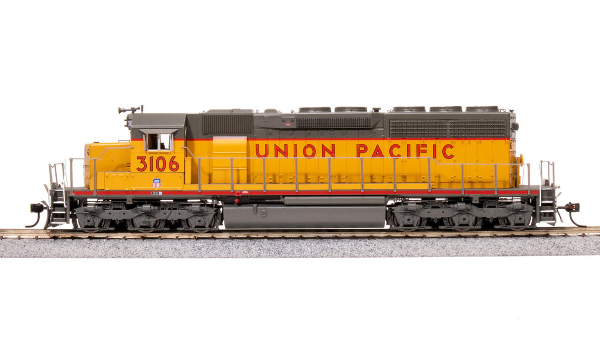 BLI 7649 EMD SD40, UP 3117, YELLOW & GRAY Paragon 4 w/Sound & DCC HO Scale Broadway Limited