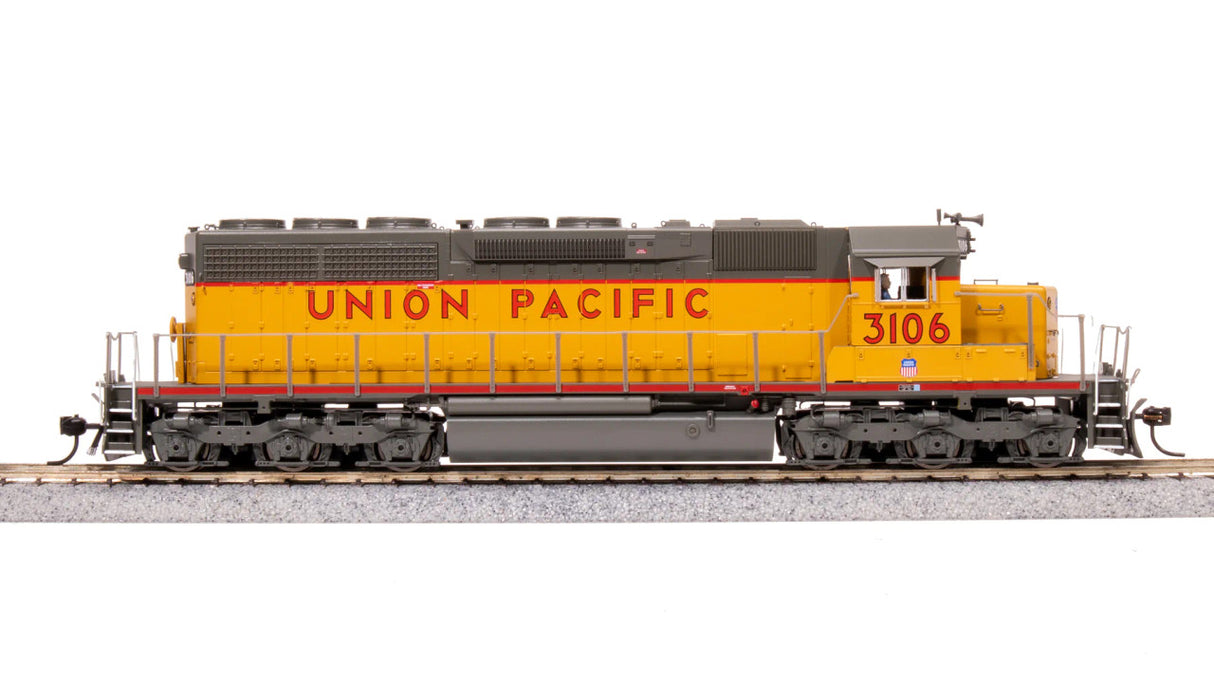 BLI 7649 EMD SD40, UP 3117, YELLOW & GRAY Paragon 4 w/Sound & DCC HO Scale Broadway Limited