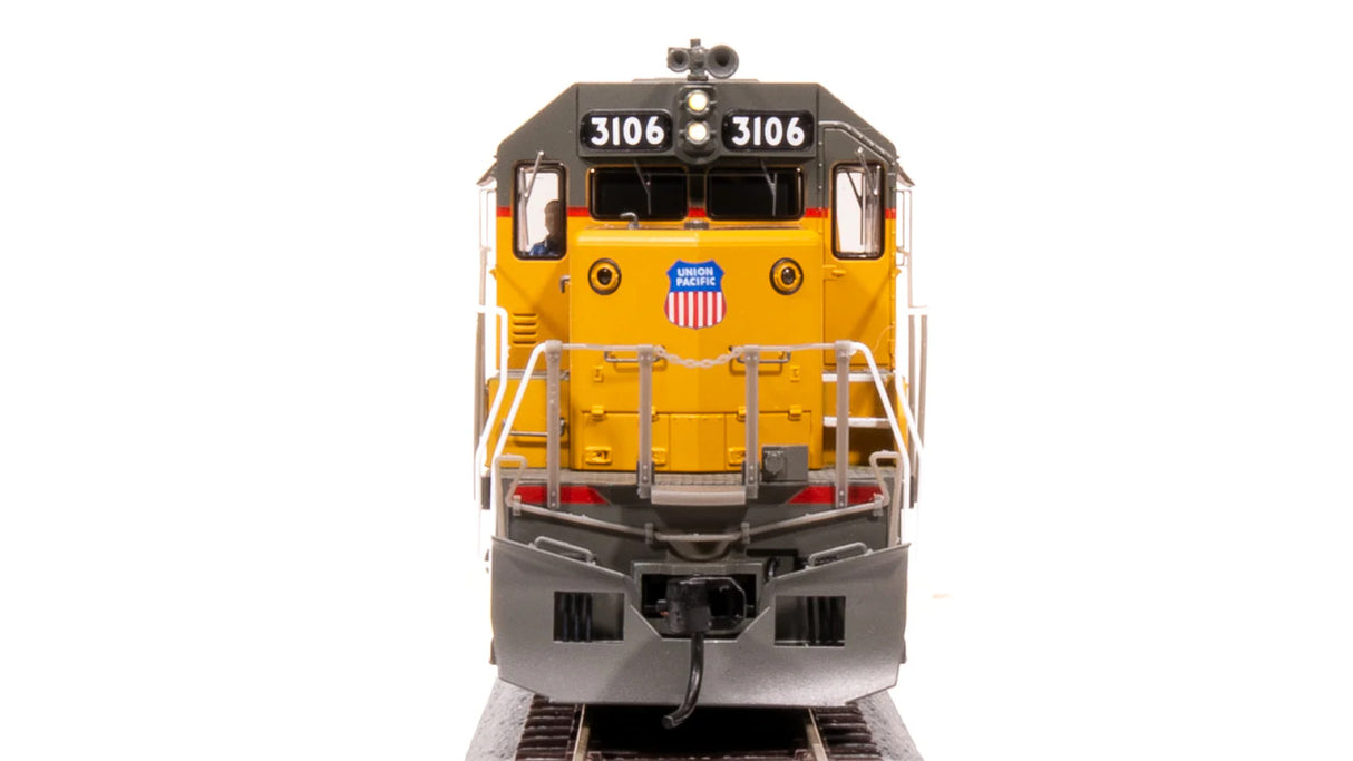 BLI 7649 EMD SD40, UP 3117, YELLOW & GRAY Paragon 4 w/Sound & DCC HO Scale Broadway Limited