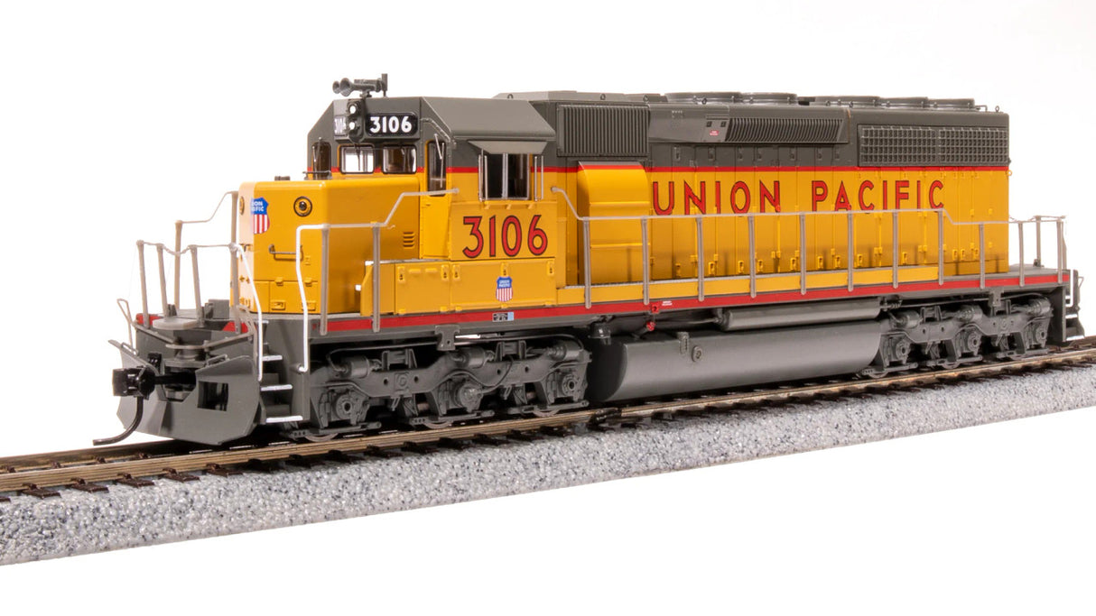 BLI 7649 EMD SD40, UP 3117, YELLOW & GRAY Paragon 4 w/Sound & DCC HO Scale Broadway Limited