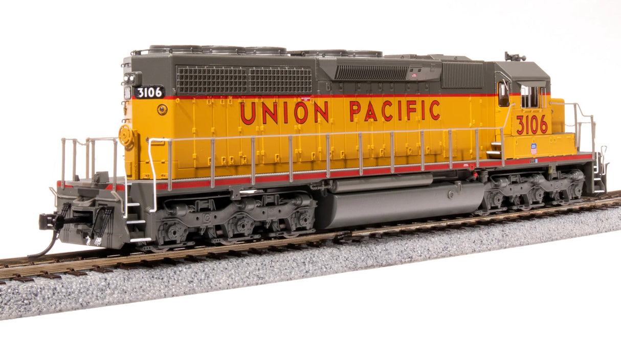 BLI 7649 EMD SD40, UP 3117, YELLOW & GRAY Paragon 4 w/Sound & DCC HO Scale Broadway Limited