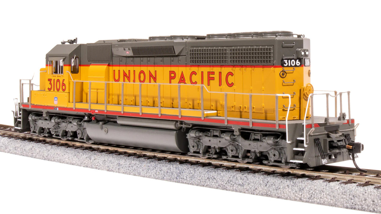 BLI 7649 EMD SD40, UP 3117, YELLOW & GRAY Paragon 4 w/Sound & DCC HO Scale Broadway Limited