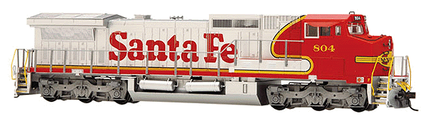Bachmann Spectrum 83503 GE Dash8-40CW ATSF Santa Fe #808 DCC Equipped HO Scale