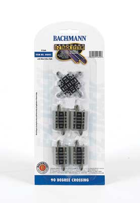 Bachmann 44841 N Scale E-Z Track 90 Degree Crossing