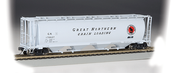 Bachmann {19111} Cylindrical Grain Hopper Great Northern #170627 (Scale=HO) Part#160-19111