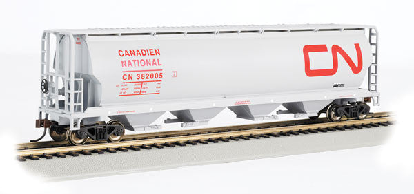 Bachmann {19113} Cylindrical Grain Hopper CN Canadian National #382005 (Scale=HO) Part#160-19113