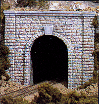 1253 Woodland Scenics / Single-Track Tunnel Portal Woodland Scenics   (SCALE=HO)  Part # 785-1253