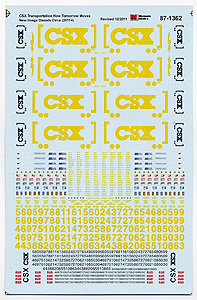 Image for 460-871362 CSX ES44AC/EMD 2G/Box Ylw