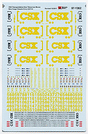 Image for 460-871362 CSX ES44AC/EMD 2G/Box Ylw