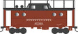 Image for 6-43386 N5C Caboose PRR 477994