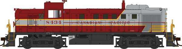 Bowser 25264 RS-3 CP - Canadian Pacific #8449 (maroon, gray, yellow, Block Lettering) DCC & Sound HO Scale